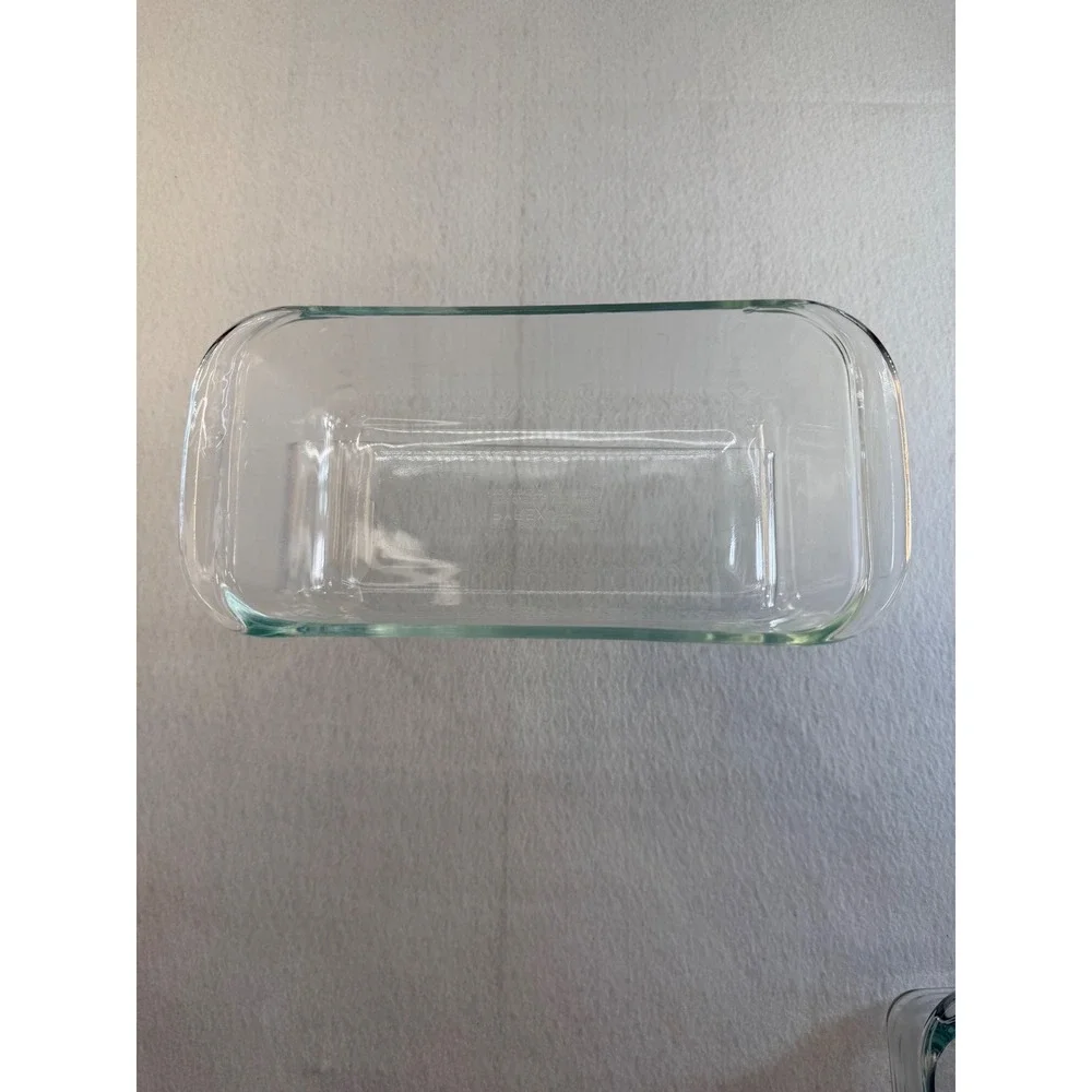 Pyrex Corning 213 Clear Glass Loaf Pan 1.5L Rectangular Baking Dish 22x11x6cm